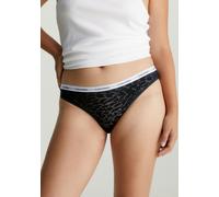 Bikinislip "BIKINI", Damen, Gr. L (40), schwarz, Obermaterial: 87% Polyamid, 13% Elasthan, CALVIN KLEIN UNDERWEAR, unifarben, körpernah, Unterhosen, mit CK-Logoschriftzug (38215966-L) schwarz