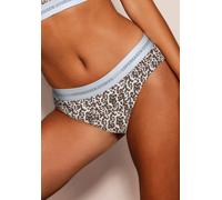 Bikinislip COPENHAGEN STUDIOS, Damen, Gr. S (36), braun, gemustert, Single Jersey, Obermaterial: 50% Modal (TENCEL™), 45% Baumwolle, 5% Elasthan (LYCRA), gemustert, körpernah, Unterhosen, mit elastisc