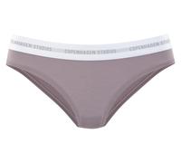 Bikinislip COPENHAGEN STUDIOS, Damen, Gr. S (36), mauve, Single Jersey, Obermaterial: 50% Modal (TENCEL™), 45% Baumwolle, 5% Elasthan (LYCRA), unifarben mit Farbeinsatz, körpernah, Unterhosen, mit ela