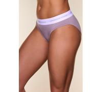 Bikinislip COPENHAGEN STUDIOS, Damen, Gr. S (36), mauve, Single Jersey, Obermaterial: 50% Modal (TENCEL™), 45% Baumwolle, 5% Elasthan (LYCRA), unifarben mit Farbeinsatz, körpernah, Unterhosen, mit ela