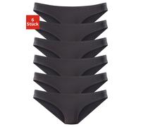 Bikinislip VIVANCE ACTIVE Gr. 32/34, schwarz, Damen, Obermaterial: 95% Polyamid, 5% Elasthan (LYCRA), unifarben, Unterhosen, aus weicher Microfaser (365473-32) schwarz