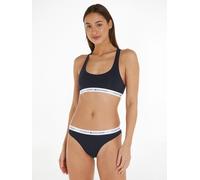 Bikinislip, Damen, Gr. XL (42/44), blau (desert sky (dunkelblau)), Webqualität, Obermaterial: 53% Baumwolle, 35% Modal, 12% Elasthan, TOMMY HILFIGER UNDERWEAR, unifarben, figurbetont, Unterhosen, mit