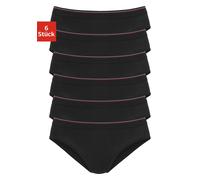 H.I.S Damen Bikinislip aus Baumwolle-Stretch im Multipack, bequem