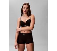 Bikinislip "HIGH WAIST BIKINI", Damen, Gr. XL (42), Jersey, schwarz, Jersey, Obermaterial: 92% Polyester, 8% Elasthan, CALVIN KLEIN UNDERWEAR, unifarben, körpernah, Unterhosen, Körpernahe Passform mit