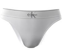 Bikinislip "HIGH WAIST BIKINI", Damen, Gr. XS (34), weiß, Jersey, Obermaterial: 92% Polyester, 8% Elasthan, CALVIN KLEIN UNDERWEAR, unifarben, körpernah, Unterhosen Bikinislip, Körpernahe Passform mit