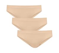 Bikinislip JOCKEY "Seamfree Core", Damen, Gr. 3XL, beige (light beige), Microfaser, Obermaterial: 93% Polyamid, 7% Elasthan, unifarben, körpernah, Unterhosen, atmungsaktiv, ohne Seitennähte (73750805-