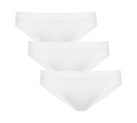 Bikinislip JOCKEY "Seamfree Core", Damen, Gr. L, weiß, Microfaser, Obermaterial: 93% Polyamid, 7% Elasthan, unifarben, körpernah, Unterhosen, atmungsaktiv, ohne Seitennähte (27483054-L) weiß