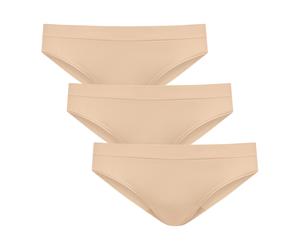 Bikinislip JOCKEY "Seamfree Core", Damen, Gr. XL, beige (light beige), Microfaser, Obermaterial: 93% Polyamid, 7% Elasthan, unifarben, körpernah, Unterhosen, atmungsaktiv, ohne Seitennähte (73750805-X