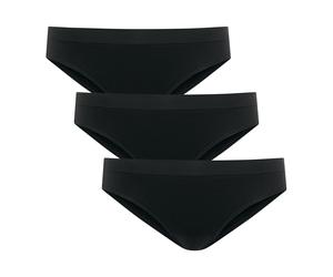 Bikinislip JOCKEY "Seamfree Core", Damen, Gr. XL, schwarz, Microfaser, Obermaterial: 93% Polyamid, 7% Elasthan, unifarben, körpernah, Unterhosen, atmungsaktiv, ohne Seitennähte (99151344-XL) schwarz