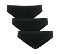 Bikinislip JOCKEY "Seamfree Core", Damen, Gr. XXL, schwarz, Microfaser, Obermaterial: 93% Polyamid, 7% Elasthan, unifarben, körpernah, Unterhosen, atmungsaktiv, ohne Seitennähte (99151344-XXL) schwarz