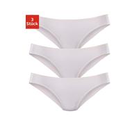 Bikinislip LASCANA "aus hochwertiger Modal-Qualität", Damen, Gr. 36/38, weiß, Obermaterial: 94% Modal (TENCEL™), 6% Elasthan, unifarben, körpernah, Unterhosen (631729-36) weiß