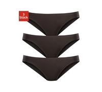 Bikinislip LASCANA "aus hochwertiger Modal-Qualität", Damen, Gr. 40/42, schwarz, Obermaterial: 94% Modal (TENCEL™), 6% Elasthan, unifarben, körpernah, Unterhosen (629835-40) schwarz