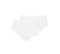 Bikinislip MEY "Triniti", Damen, Gr. 46 (48), weiß, Feinripp, Obermaterial: 97% Baumwolle, 3% Elasthan, unifarben, normal, Unterhosen, elastisch, Cotton-Mix, weich (72661141-46) weiß