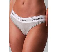 Bikinislip "MODERN COTTON", Damen, Gr. L (40), grau (grau heather), Obermaterial: 53% Baumwolle, 35% Modal, 12% Elasthan, CALVIN KLEIN UNDERWEAR, meliert, Unterhosen, mit breitem Bündchen (25265848-L)