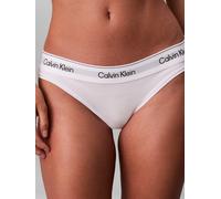 Calvin Klein Slip Damen Icon Cotton mit Logobund Weiß M