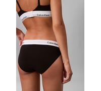 Bikinislip "MODERN COTTON", Damen, Gr. S (36), schwarz, Obermaterial: 53% Baumwolle, 35% Modal, 12% Elasthan, CALVIN KLEIN UNDERWEAR, unifarben, Unterhosen, mit breitem Bündchen (66366712-S) schwarz