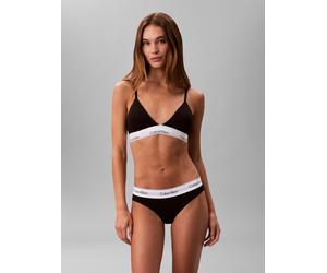 Bikinislip "MODERN COTTON", Damen, Gr. XL (42), schwarz, Obermaterial: 53% Baumwolle, 35% Modal, 12% Elasthan, CALVIN KLEIN UNDERWEAR, unifarben, Unterhosen, mit breitem Bündchen (66366712-XL) schwarz