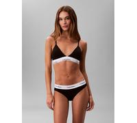 Bikinislip "MODERN COTTON", Damen, Gr. XS (34), schwarz, Obermaterial: 53% Baumwolle, 35% Modal, 12% Elasthan, CALVIN KLEIN UNDERWEAR, unifarben, Unterhosen, mit breitem Bündchen (66366712-XS) schwarz