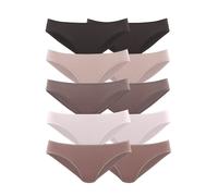 Bikinislip PETITE FLEUR, Damen, Gr. 48/50, beige (natur), Single Jersey, Obermaterial: 95% Baumwolle, 5% Elasthan, unifarben, körpernah, Unterhosen, aus elastischer Baumwolle, Topseller (88897567-48) 