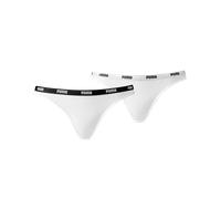 Puma Damen Bikini-Slip 2er Pack Women Bikini – 57% Baumwolle/38% Modal/5%Elasthan – Weiß S