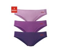 Bikinislip S.OLIVER Gr. 52/54 (XXXL), bunt (beere, lila) Damen Unterhosen (369911-52) beere, lila