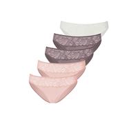 VIVANCE Damen Slip 'Vivance' rosé / creme / taupe, Größe 40/42, 4589771 Rosé / Creme / Taupe M