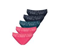 Bikinislip VIVANCE Gr. 44/46, bunt (pink, navy, petrol) Damen Unterhosen (27961740-44) pink, navy, petrol