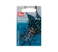Prym 15 mm Kleeblatt Kunststoff Bikini und Gürtel Verschlüsse, 2 Stück