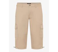 Bermudas EUREX BY BRAX "Style BILL", Herren, Gr. 27U, Unterbauchgrößen, beige, Web, 98% Baumwolle, 2% Elasthan, Hosen Bermudas (52824732-27) beige