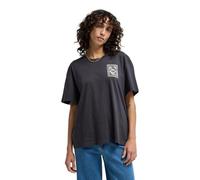 Billabong T-Shirt „Always Looking“ Damen, Gr. M, off schwarz, 100% Walkfrottier
