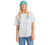 Billabong Damen T-Shirt Always Looking kurzärmlig Grau Größe L