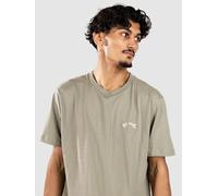 Billabong Arch Crew T-Shirt grey green Herren Gr. M