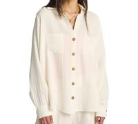Billabong Damen Swell Blouse T-Shirt, Salt Crystal, M