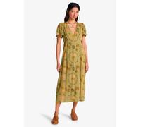 Sommerkleid BILLABONG "Jet Set", Damen, Gr. XS, US-Größen, cedar grün, Obermaterial:100% Viskose;, Kleider Sommerkleid (25082943-XS) cedar grün