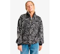 Billabong Time Off Fleece Half-Zip Fleece Pullover black pebble Damen Gr. XL