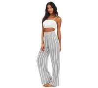 Billabong Damen New Waves Gestreifte Lässige Hose, Salzkristall 2, Klein