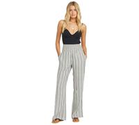 Billabong Damen New Waves Stripe Pant Hose mit elastischem Bund, Black Pebble, Groß