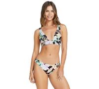 Billabong Damen Shadow Tropic Rev Remi Plunge Top Bikini, Mehrfarbig/Meereswellen (Ocean Tides), Medium
