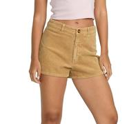 Billabong Damen Women's Slim Fit Free Fall Cotton Corduroy Lässige Shorts, Khaki, 29