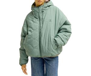 Billabong - Doudoune matelassée à capuche - Fall Camper Puffer Jacket Stormy Seas für Damen aus Nylon - Größe M - Grün Grün M