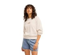 Sweatshirt BILLABONG "Family Tree", Damen, Gr. S, weiß, Obermaterial: 55% Walkfrottier, 25% Walkfrottier, 20% Microfaser;, Sweatshirts Sweatshirt (82918700-S) weiß