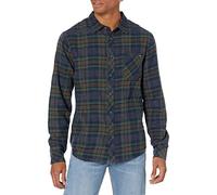 Billabong Herren Classic Long Sleeve Flannel Shirt Hemd mit Button-Down-Kragen, Navy2, Klein