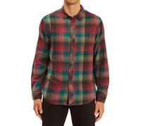 Billabong Herren Classic Long Sleeve Flannel Shirt Hemd mit Button-Down-Kragen, Oxblood Plaid, Mittel