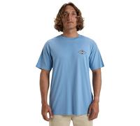T-Shirt BILLABONG "Crayon Wave", Herren, Gr. S, blau (sky blau), [Hauptstoff] 100% Baumwolle, Kurzarm, Shirts (59798120-S) sky blau