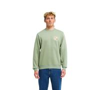 Sweatshirt BILLABONG "Foundation", Herren, Gr. L, sea spray, Obermaterial: 55% Baumwolle, 25% Baumwolle, 20% Polyester., Sweatshirts Sweatshirt (75246155-L) sea spray