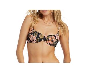 Billabong - Hooked On Tropics Bliss Bralette Top Black Pebble für Damen - Größe S - schwarz schwarz S