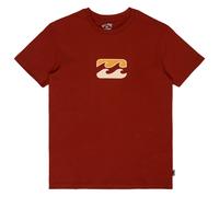 Billabong - Kid's Icon Wave S/S - T-Shirt, Gr. 146, rot (FiredRed)