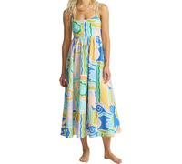 Billabong - Leichtes Kleid - Damen / Frau - Island Life Midi Dress - Island Life Midi Dress Blue Multi für Damen aus Baumwolle - Größe M - Blau M
