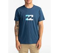 Billabong NA Pali SAS, Hossegor Herren T-Shirt Team Wave - T-Shirt Für Männer, Denim Blue, S, U1SS51