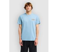 Billabong Orbit Arch T-Shirt blue fog Herren Gr. M